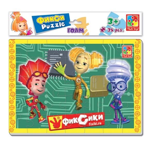 М'які пазли Vladi Toys Фіксики, 35 елементів (VT1102-03) - Pampik - 2