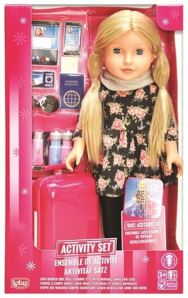 Лялька Lotus Onda з аксесуарами для подорожей, 45 см (18899/1) - Pampik