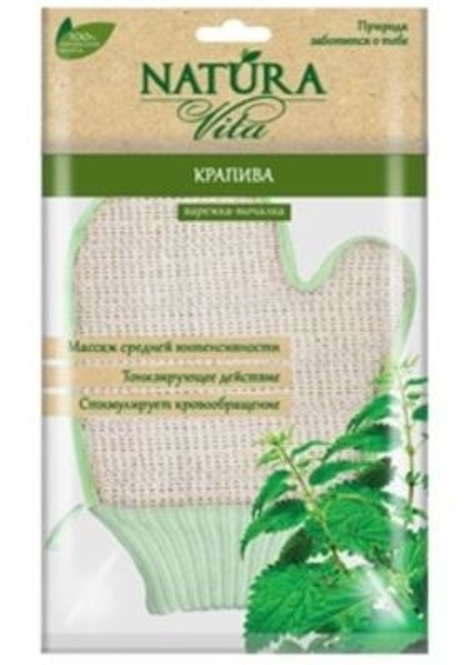 Варежка банная Natura Vita Крапива - Pampik