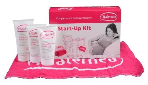 Базовий набір для вагітних Maternea, 3 елементи + подарунок рушник - Pampik
