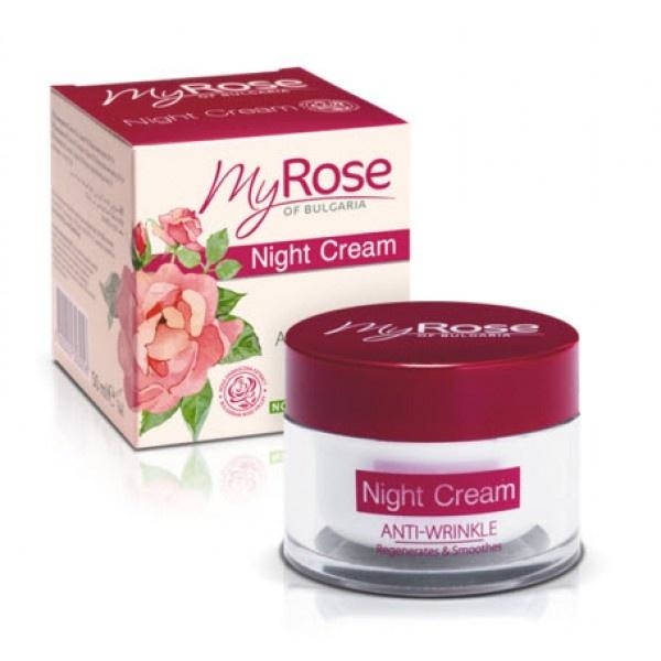 Крем для обличчя My Rose від зморшок нічний, 50 мл - Pampik