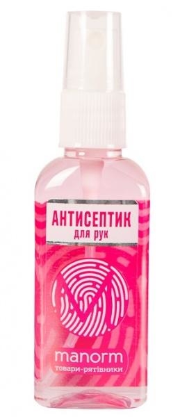 Антисептик для рук Manorm Coral, 50 мл - Pampik