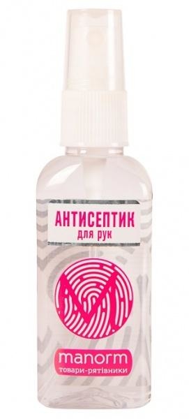 Антисептик для рук Manorm Crystal, 50 мл - Pampik
