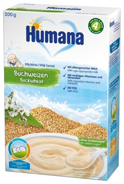 

Молочная каша Humana Гречневая, 200 г