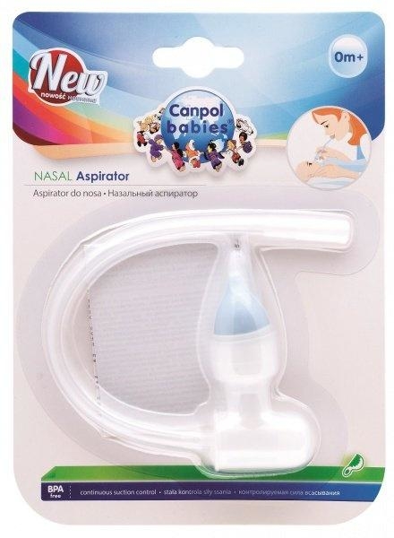 Аспіратор для носа Canpol Babies, блакитний 56/007 - Pampik