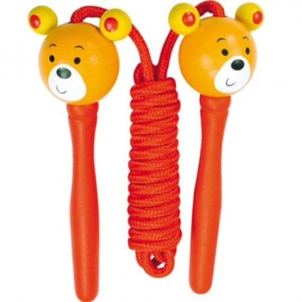 Скакалка Bino Тварини, червоний, 1 шт. (9982767) - Pampik