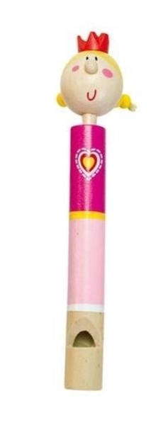 Свисток дерев'яний Bino Дівчинка, великий, 1 шт. - Pampik