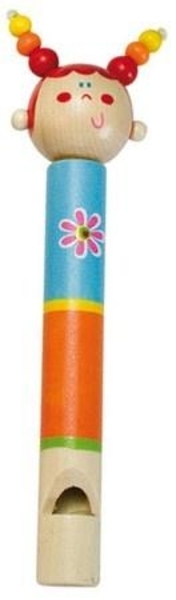 Свисток дерев'яний Bino Дівчинка, великий, 1 шт. - Pampik - 2