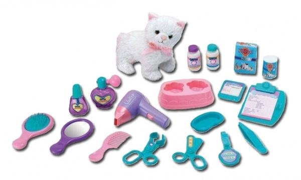 Ігровий набір Keenway Салон краси, з кішечкою (K21022) - Pampik - 2