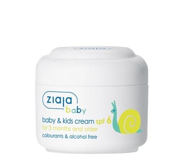 Дитячий сонцезахисний крем Ziaja baby SPF 6, 50 мл (16102) - Pampik