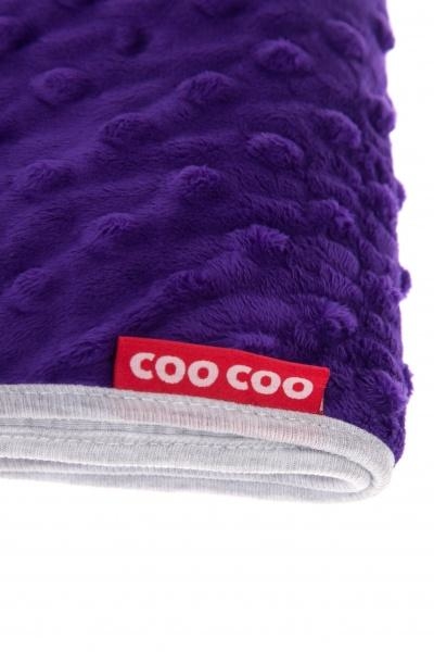 Покривало дитяче тепле Coo Coo, 75х100 см, фіолетовий (Соо14) - Pampik - 5