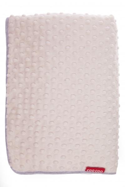 Покривало дитяче тепле Coo Coo, 75х100 см, молочний (Соо16) - Pampik - 2