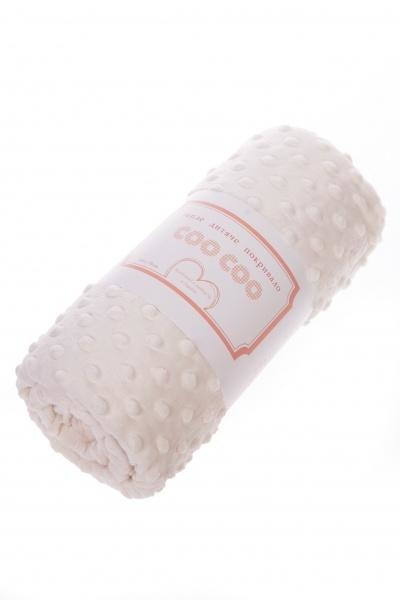 Покривало дитяче тепле Coo Coo, 75х100 см, молочний (Соо16) - Pampik - 4