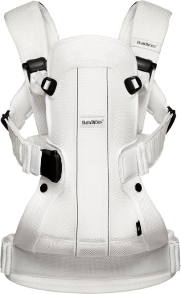 Рюкзак-кенгуру BabyBjorn Baby Carrier We Air Mesh, белый (92001) - Pampik