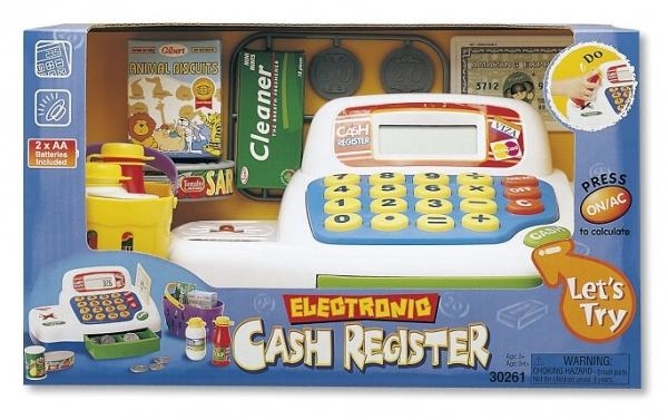 Ігровий набір Keenway Електронний касовий апарат, блакитний (K30261) - Pampik - 2