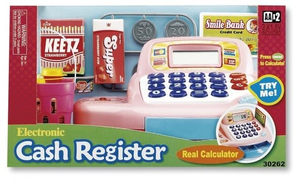 Ігровий набір Keenway Електронний касовий апарат, рожевий (K30262) - Pampik - 2