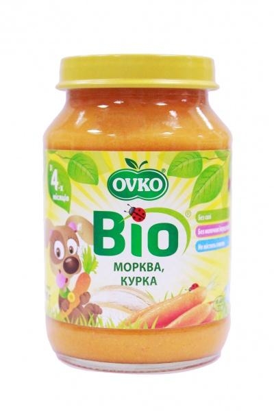 

Пюре OVKO Морковь с курицей, 190 г