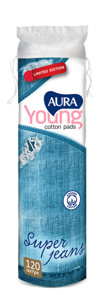 

Ватные диски Aura Young, 120 шт