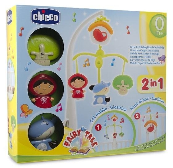 Механічний мобіль на ліжечко Chicco Червона шапочка (60132.00) - Pampik - 4