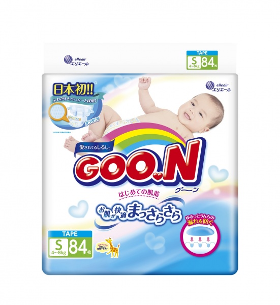 Підгузки Goo.NS (4-8 кг), 84 шт. - Pampik