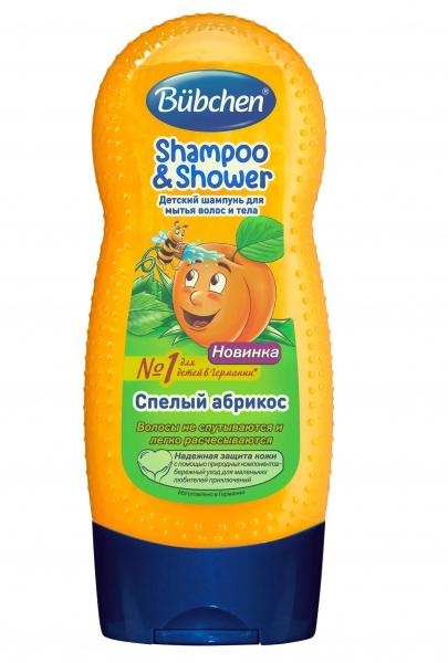 Шампунь для волосся і тіла Bubchen Стиглий абрикос, 230 мл - Pampik - 2