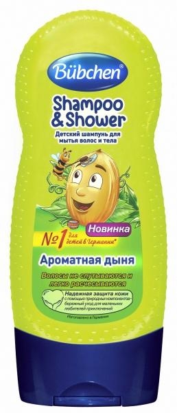 Шампунь для волосся і тіла Bubchen Ароматна диня, 230 мл - Pampik - 2