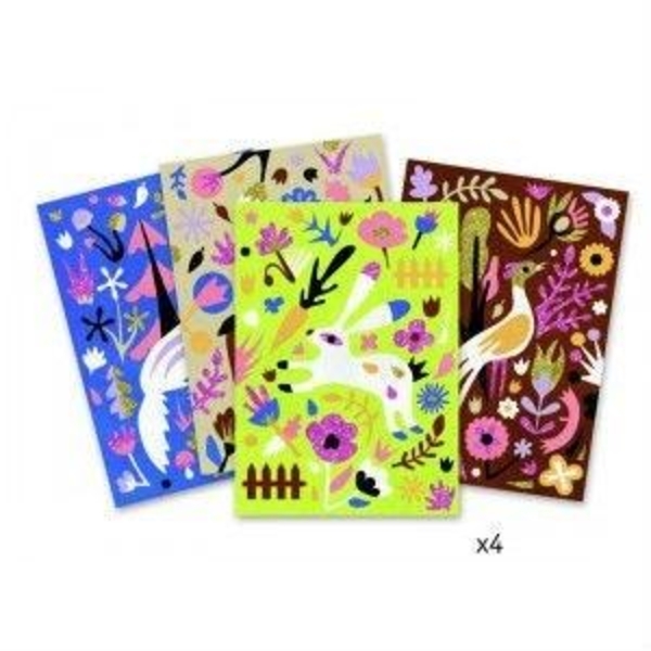 Набор для рисования цветным песком Djeco Чудеса леса (DJ08662) - Pampik - 3