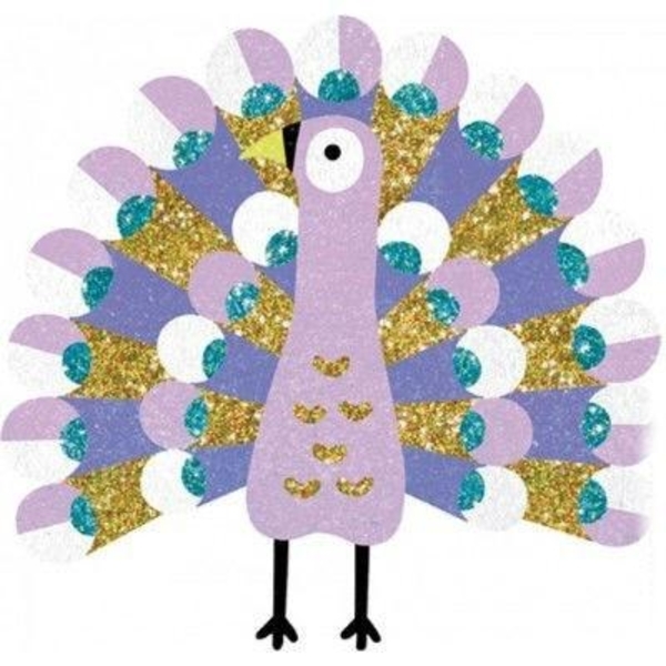 Набор для рисования цветным песком Djeco Ослепительные птицы (DJ08663) - Pampik - 3