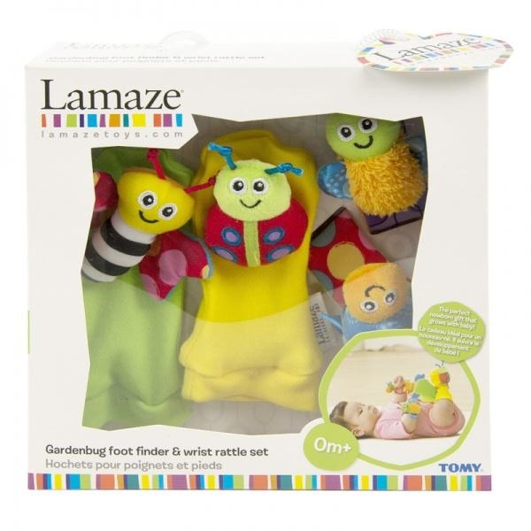 Ігровий набір Lamaze Браслети і шкарпетки з брязкальцями - Pampik