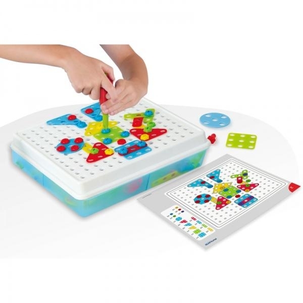 Конструктор Miniland Мозаїка, 180 деталей (95020) - Pampik - 6