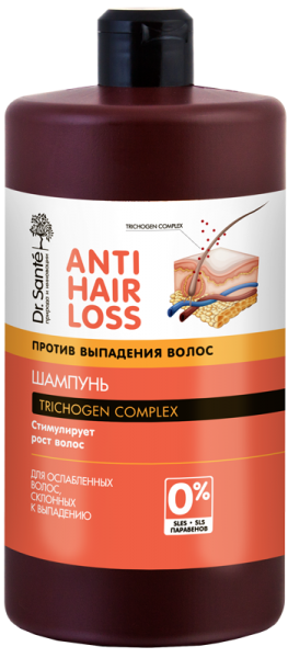 Шампунь Dr.Sante Anti Hair Loss, 1 л - Pampik