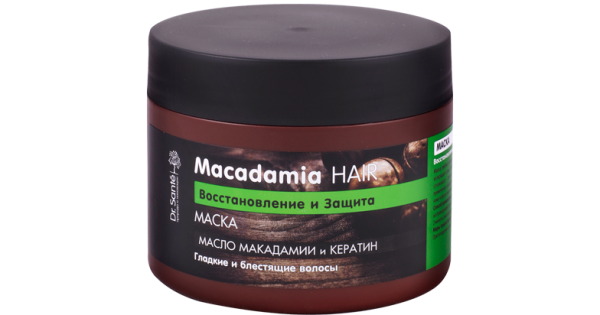 Маска для волосся Dr.Sante Macadamia, 300 мл - Pampik