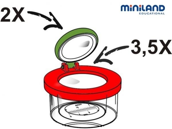 Контейнер зі збільшувальним склом Miniland Microvisor (99022) - Pampik - 3