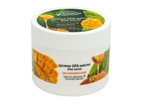 Густое SPA-масло для тела Energy of Vitamins Масло арганы и сочное манго, 250 мл - Pampik
