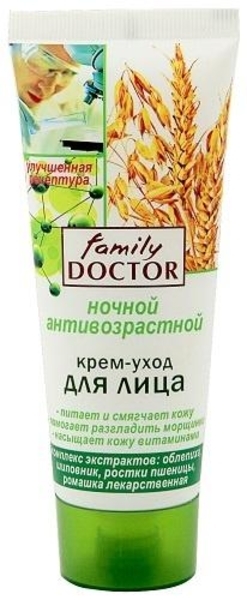 Крем-догляд для обличчя Family Doctor Нічний антивіковий, 75 мл - Pampik