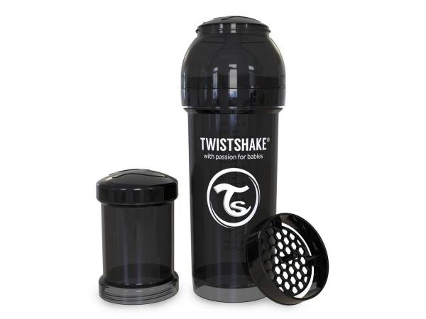 

Бутылочка для кормления Twistshake, черный, 260 мл (78043