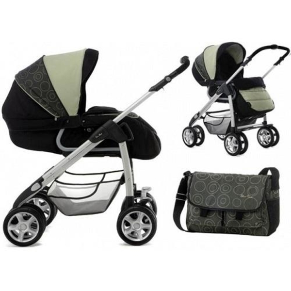 Коляска-трансформер Silver Cross Freeway Pistachio, чорний з зеленим - Pampik - 5