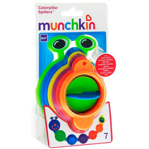 Іграшка для ванної Munchkin Піраміда-Гусениця (11027) - Pampik