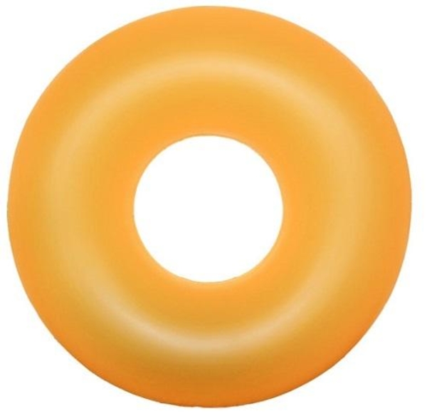 Коло для купання Intex Неоновий, помаранчевий 91 см (59262) - Pampik