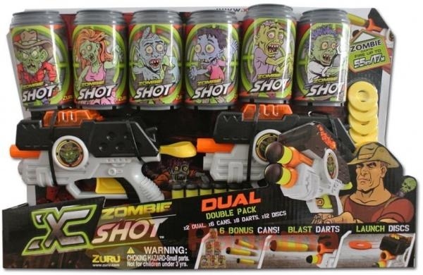 Бластер Zuru X-Shot Dual Double 2 Зомбі (01101Z) - Pampik