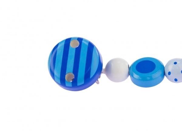 Ланцюжок для пустушки Heimess Сині смуги (732430) - Pampik - 3