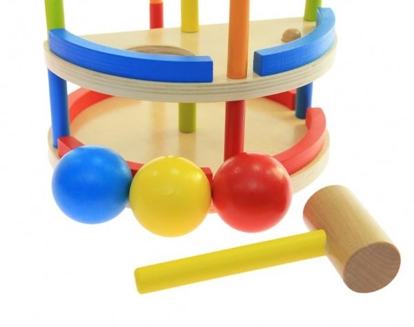 Сортер Goki Трекбол з молотком (53901) - Pampik - 2