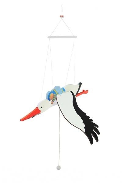 Мобіль Goki Лелека з хлопчиком (52991) - Pampik - 2