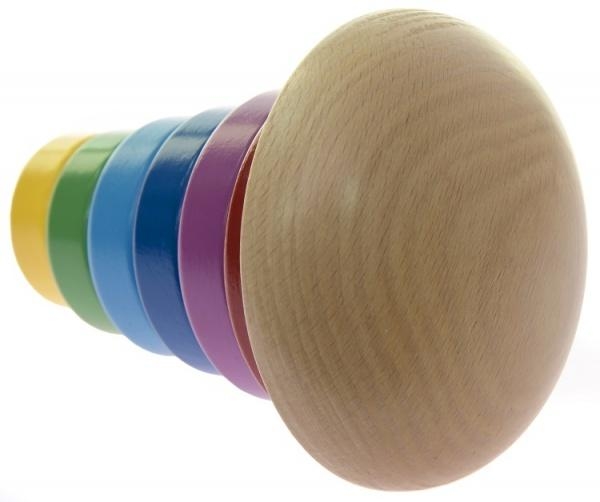 Пирамидка Goki Башня-неваляшка (58925) - Pampik - 2