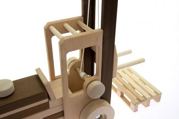 Машинка Goki Автонавантажувач, 37 см (55901) - Pampik - 3