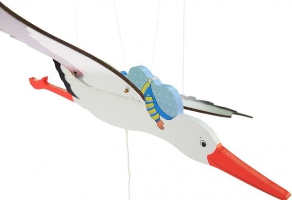 Мобіль Goki Лелека з хлопчиком (52991) - Pampik - 3