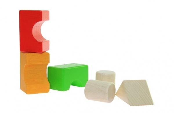 Конструктор дерев'яний Goki Райдужна вежа (58587) - Pampik - 2