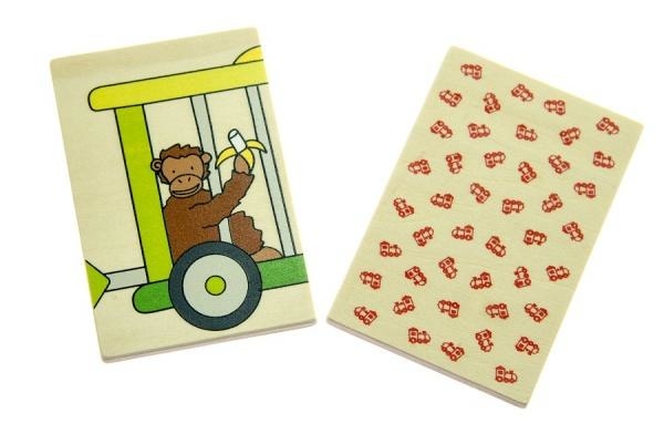 Пазл деревянный Goki Цветной паровоз, 32 детали (56945) - Pampik - 2