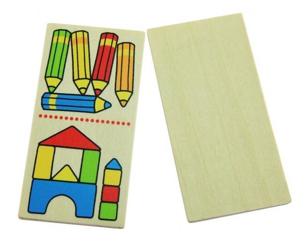 Настільна гра Goki Моє перше доміно, 28 деталей (56696) - Pampik - 3