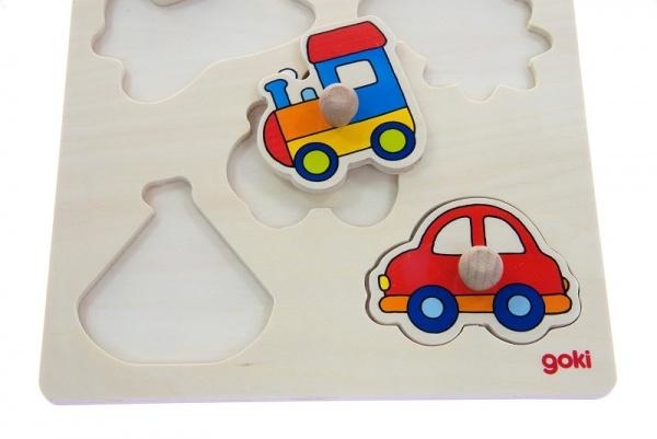 Пазл дерев'яний Goki Моя перша подорож (57547) - Pampik - 3